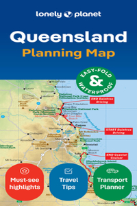 Lonely Planet Queensland Planning Map 2