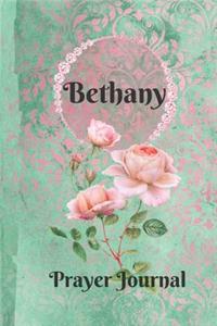 Bethany Personalized Name Praise and Worship Prayer Journal