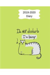 2019-2020 Diary