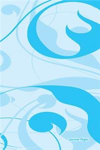 Journal Pages - Blue Design (Bullet Journal)