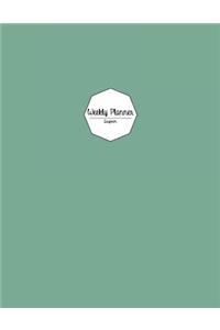 Weekly Planner: Seafoam: Weekly Planner 8.5 X 11, Weekly Planner Undated, Weekly Planner Notebook, Weekly Planner Journal, Weekly Planner Book, Weekly Planner for College, Weekly Planner 52 Weeks, Weekly Planner Office, Weekly Planner Organizer