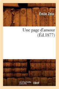 Une Page d'Amour (Éd.1877)