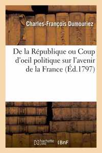 de la République Ou Coup d'Oeil Politique Sur l'Avenir de la France