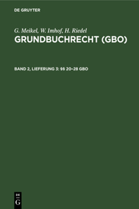 §§ 20-28 Gbo