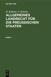 Allgemeines Landrecht für die Preußischen Staaten