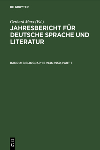 Bibliographie 1946-1950