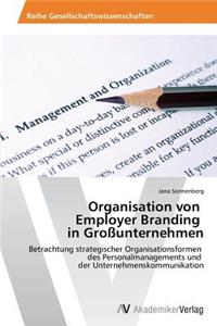 Organisation Von Employer Branding in Grossunternehmen