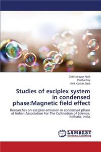 Studies of exciplex system in condensed phase