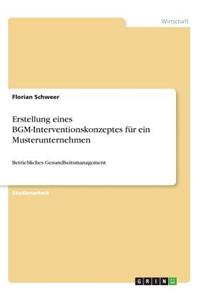 Erstellung eines BGM-Interventionskonzeptes für ein Musterunternehmen