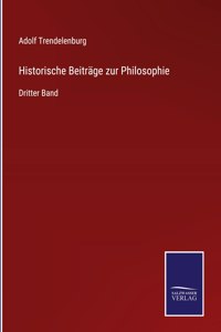 Historische Beiträge zur Philosophie