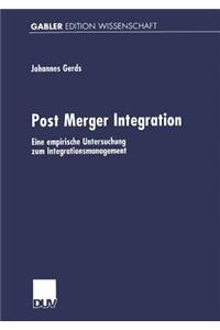 Post Merger Integration
