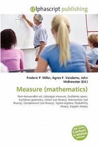 Measure (Mathematics)