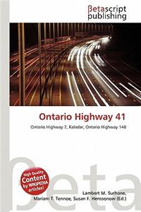Ontario Highway 41