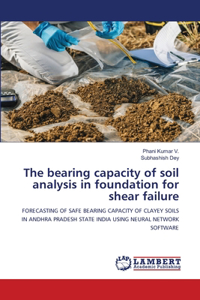 bearing capacity of soil analysis in foundation for shear failure