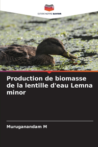Production de biomasse de la lentille d'eau Lemna minor