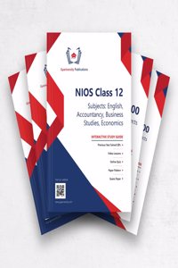 NIOS 12th Class English, Accountancy, Business Studies, Economics Interactive Study Guides Combo (Set of 4 Books including NIOS-302, NIOS-320, NIOS-319, NIOS-318)