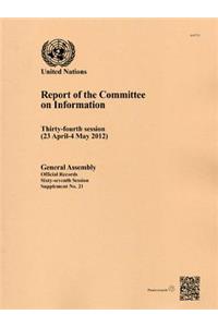 Report of the Committee on Information on the Thirty-Fourth Session (23 April - 4 May 2012)