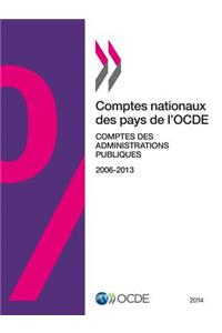 Comptes nationaux des pays de l'OCDE, Comptes des administrations publiques 2014