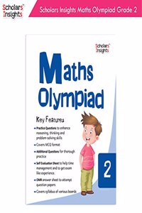 Scholars Insights Maths Olympiad Class 2 Books| Olympiad books for Students| Age: 7 to 8 years