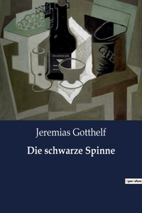 schwarze Spinne