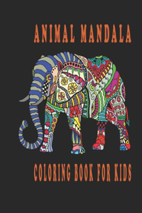 animal mandala coloring book for kids