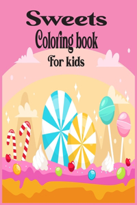 Sweets Coloring Book For Kids