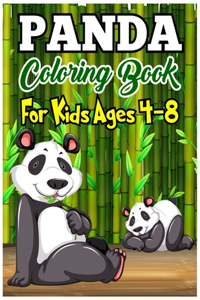 Panda Coloring Book For Kids Ages 4-8