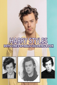 HARRY STYLES Dots Lines Spirals Coloring Book