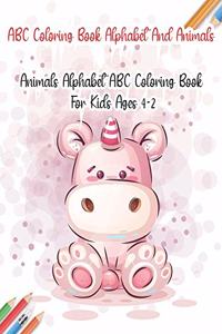 ABC Coloring Book Alphabet And Animals