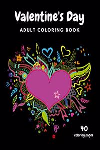 Valentine's Day Adult Coloring Book