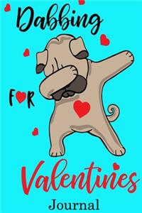 Dabbing for Valentines Journal