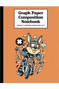 Graph Paper Composition Notebook Quad Rule 5x5 Grid Paper - 150 Sheets (Large, 8.5 x 11