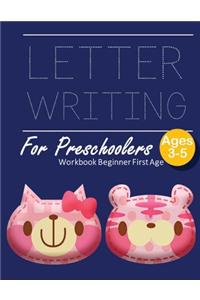 Writing Letters Workbook Beginners First Age 3-5