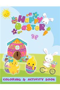 Happy Easter Coloring & Activity Book