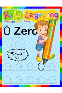 Kids Learning Numbers and Alphabet Tracing