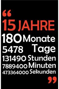 Geburtstag 15 jahre Geschenke