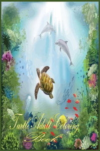 Turtle Adult Coloring Book