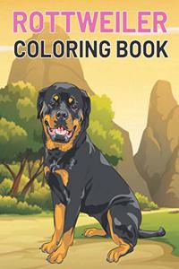 Rottweiler Coloring Book