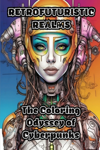 Retrofuturistic Realms: The Coloring Odyssey of Cyberpunks