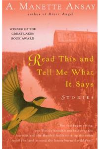 Read This and Tell ME What it Says