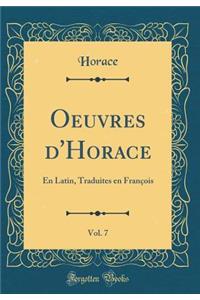 Oeuvres d'Horace, Vol. 7