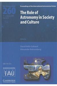 Role of Astronomy in Society and Culture (IAU S260)
