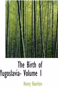 Birth of Yugoslavia- Volume 1