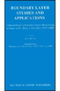 Boundary Layer Studies and Applications