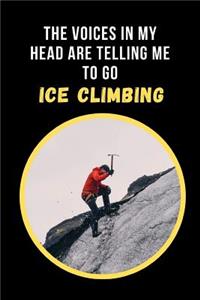 The Voices In My Head Are Telling Me To Go Ice Climbing