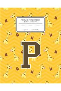 Primary Composition Notebook Grades K-2 Story Journal P