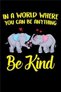 In A World Where you Can be Anything Be Kind