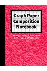 Graph Paper Composition Notebook