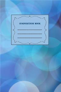 Bubbly Composition Book in Purple