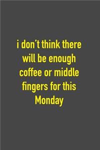 I Don't Think There Will Be Enough Coffee or Middle Fingers For This Monday